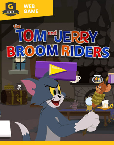 Tom and Jerry Broom Riders